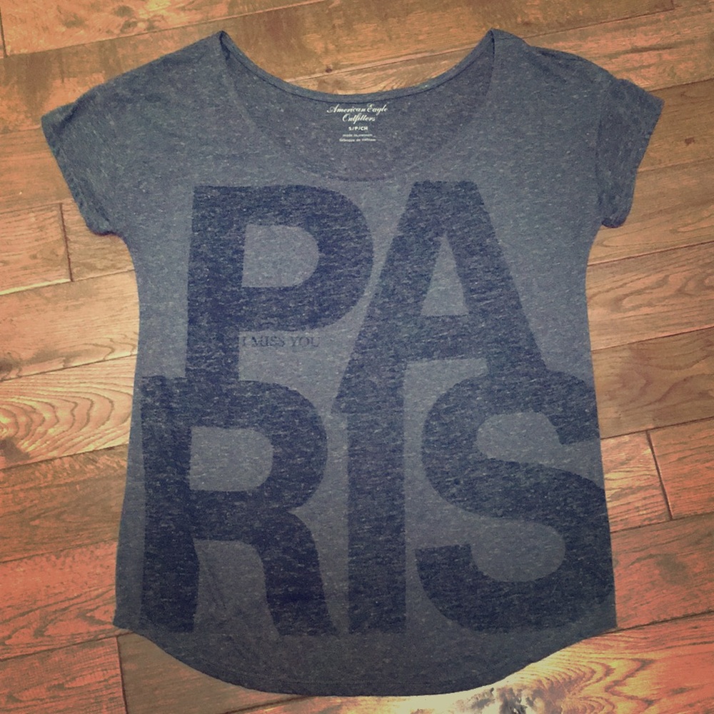 American Eagle Outfitters Paris Tee